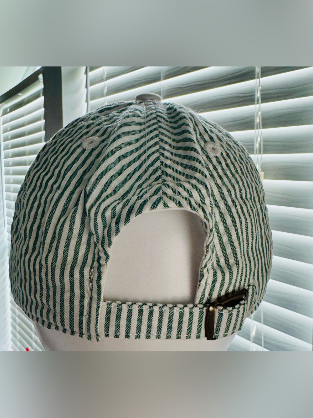 American Needle Womens NEW Ladies Fit White Green Stripe Golf Baseball Cap Hat. - Picture 11 of 15